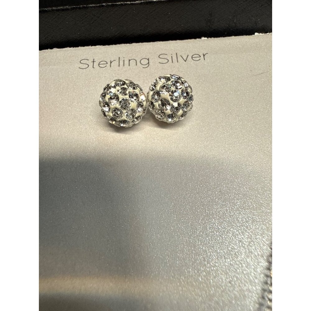 Sterling Silver Necklace & Earrings Set Engraved "I Love You To The Moon & Back - Picture 6 of 12